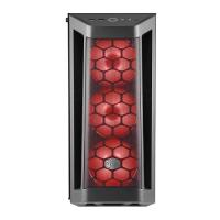 COOLERMASTER mid Tower Powersiz Gaming MasterBox MB511 RC-MCB-B511D-KANN-STU ATX PC Kasası Pencereli Siyah Kırmızı