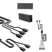 COOLERMASTER 650W 80+ MB511 MCB-B511D-KGNB65-RGA 3X ARGB FANLI GAMING MID-TOWER KASA SİYAH