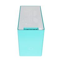 COOLERMASTER NR200P Standart mini ITX PC Kasası Cam Göbeği Mavisi