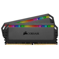 CORSAIR 16GB (2X 8GB) DDR4 3200MHZ CL16 DUAL KIT RGB PC RAM DOMINATOR PLATINUM CMT16GX4M2E3200C16