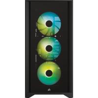 CORSAIR CC-9011204-WW 4000X iCUE RGB BLACK KASA