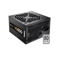CORSAIR 650w VS650 KC-CP-9020098-EU 12cm Fan Aktif PFC 80+ Power Supply (PSU) V2.31 4x (6+2pin) Sata