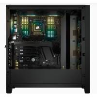 CORSAIR CC-9011204-WW ICUE 4000X RGB TEMPERLI CAM YAN PANEL MIDI TOWER BILGISAYAR KASASI SIYAH