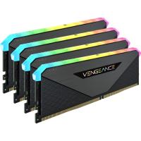 CORSAIR CMN32GX4M4Z3200C16 32GB (4x8GB) DDR4 3200 MHz C16 VENGEANCE RGB RT BLACK DIMM BELLEK