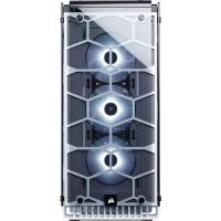 CORSAIR CRYSTAL 570X CC-9011110-WW PSU Yok Mid Tower Gaming Kasa Beyaz RGB Fan + Temperli Cam