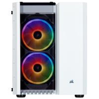 CORSAIR micro Tower Powersiz Gaming Crystal 280X CC-9011137-WW mATX PC Kasası Çelik,Temperli Cam Beyaz