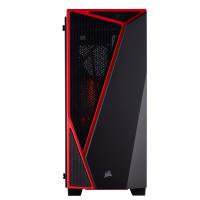 CORSAIR mid Tower Powersiz Gaming Carbide Spec-04 CC-9011117-WW ATX PC Kasası Temperli Cam Siyah Kırmızı