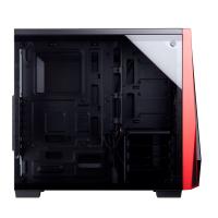 CORSAIR mid Tower Powersiz Gaming Carbide Spec-04 CC-9011117-WW ATX PC Kasası Temperli Cam Siyah Kırmızı