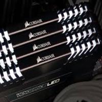 CORSAIR VENGEANCE LED WHITE 16GB (2x8GB) 3000Mhz DDR4 CL15 Pc Ram CMU16GX4M2C3000C15
