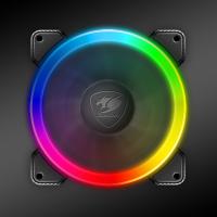 COUGAR 120mm VORTEX RGB CF-V12FB-RGB RGB Siyah 3-lü PAKET KASA FANI