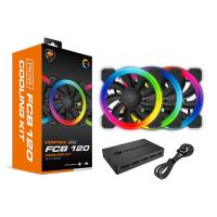 COUGAR 120MM CF-V12SET-FCBRGB VORTEX FCB KASA FANI 3-LÜ SET