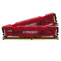 CRUCIAL DDR4 16gb (2x8gb) 2400mhz Ballistix Sport LT BLS2C8G4D240FSE PC Ram CL16 288pin 1.2v Kırmızı Soğutuculu