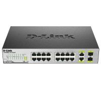 D-LINK 16port Full PoE DES-1018MP 10/100/ 2x1000 2x SFP Yönetilemez Switch 246w Desktop