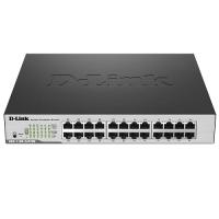 D-LINK 24port 12port PoE DGS-1100-24P Gigabit Layer2 Yönetilebilir Switch 100w Desktop