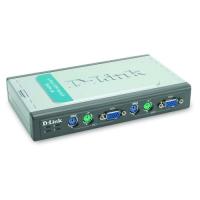 D-LINK 4port PS/2 DKVM-4K 4x 15pin DSub 2048x1536 KVM Switch