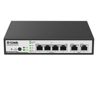 D-LINK 4port Full PoE DES-1100-06MP/A1A 10/100/ 2x1000 Layer2 Yönetilebilir Switch 80w Desktop