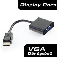 DARK 0.15metre DK-HD-ADPXVGA DisplayPort & Vga Dişi Görüntü Adaptörü Siyah