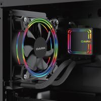 DARK 120MM AUQAFORCE W126 DKCCW126 RGB SIVI SOĞUTUCULU İŞLEMCİ FANI 1X FANLI