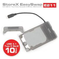 DARK 2.5 DK-AC-DSE211 Sata USB 3.1 (Gen2) Type-C Plastik Şeffaf Harddisk Kutusu