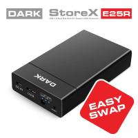 DARK 2.5 DK-AC-DSE25R Sata Usb 3.0 Plastik Dual Harddisk Kutusu