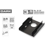 Dark DK-AC-DA35X25 2x2.5HDD/SSD Çift Yuvalı3.5 dönüştürücü