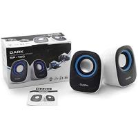 Dark DK-AC-SP100 1+1 Beyaz Hoparlör Sistemi (USB)
