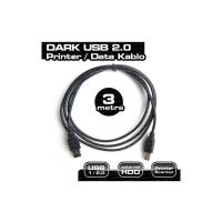 Dark DK-CB-USB2PRNL300 3Mt  USB 2.0 Yazıcı Kablosu