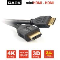 DARK DK-HD-CV14L150MINI Hdmi to Mini Hdmi ( 1.5 Metre ) 3D Altın Uç Görüntü Kablosu