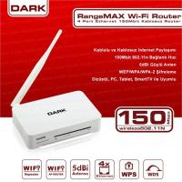 DARK DK-NT-WRT151 150Mbit 1 Port Kablosuz-Ethernet Router 802.11n WiFi 5 dBi anten