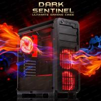 DARK mid Tower 600W SENTINEL DKCHSENTINEL600 ATX PC Kasası Pencereli Siyah