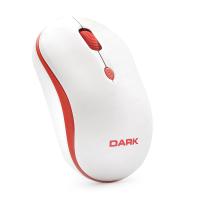 DARK MSW100W Kablosuz 1600dpi Optic Beyaz/Kırmızı Mouse DK-AC-MSW100W