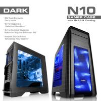 DARK N10 DKCHN10P500 500W Atx Gaming Kasa Siyah USB3.0,5x12cmFan,Fan Kontr.