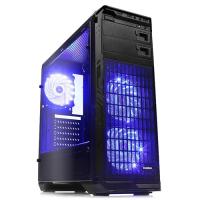 DARK N5 DKCHN5 PSU Yok Atx Gaming Kasa USB3.0 Full Cam Yan Panel 3 X 12 MAVİ LEDLİ FAN