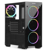 DARK Powersiz Vision Pro DKCHVISIONPRO 4 X ARGB FANLI GAMING MID-TOWER KASA Siyah