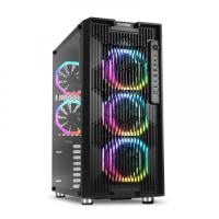 DARK POWERSIZ UNREAL AIR DKCHUNREALAIR 5 X RGB FANLI GAMING MID-TOWER KASA SİYAH