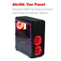DARK SENTINEL DKCHSENTINEL750 750w 80+ Atx Gaming Kasa Siyah 1xUSB 3.0 - 2xUSB 2.0