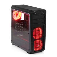 DARK SENTINEL DKCHSENTINEL600 600W Mid Tower Gaming Kasa 3*12cm Led Fan Usb3.0