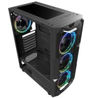 DarkFlash Aquarius-Acrylic RGB Mid Tower PSU YOK