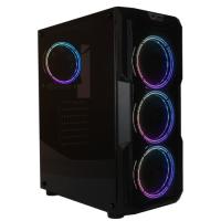 DarkFlash Aquarius-Mesh RGB Mid Tower Kasa PSU YOK