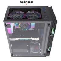 DarkFlash BF1 RGB Mid Tower Kasa PSU YOK