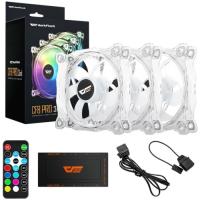 DarkFlash CF8 PRO 3pin A-RGB 3x12cm Fan Kit (3'lü)