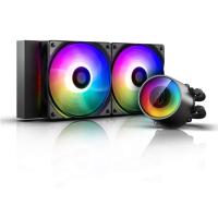 DEEP COOL 240MM CASTLE 240RGB-V2 RGB SIVI SOĞUTMALI İŞLEMCİ FANI
