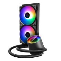 DEEP COOL 240MM CASTLE 240RGB-V2 RGB SIVI SOĞUTMALI İŞLEMCİ FANI