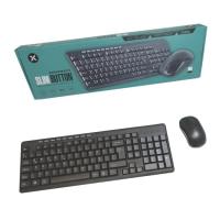 DEXIM DAKSKM0012 Kablosuz Q Trk Siyah Multimedya Klavye & Mouse Set