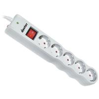 DEXTER 5li Powersurge Plug-238 Joules Akım Koruma Prizi Beyaz TSK5010