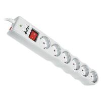 DEXTER 6lı Powersurge Plug-238 Joules Akım Koruma Prizi Beyaz TSK5011