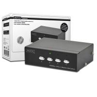 DIGITUS 4port DS-45100-1 4x 15pin DSub 1920x1080 250mhz Vga,Video Splitter