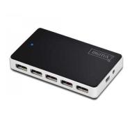 DIGITUS DA-70229 10 Port Usb 2.0 Çoklayıcı Hub (Adaptörlü)