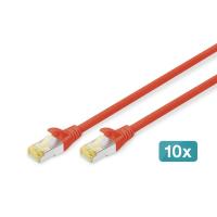 Digitus DK-1644-A-0025/R Cat 6A S/FTP 0.25m Kırmız