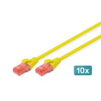 Digitus DK-1617-0025/Y Cat 6 U/UTP 0.25m Sarı